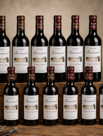 CHATEAU DE MONRECUEIL CASTILLON - COTES DE BORDEAUX 2010