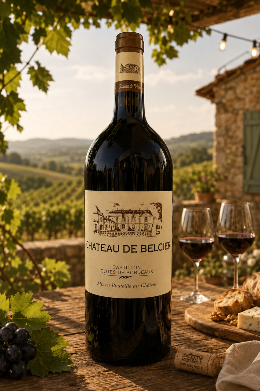 CHATEAU DE BELCIER CASTILLON - COTES DE BORDEAUX 2018